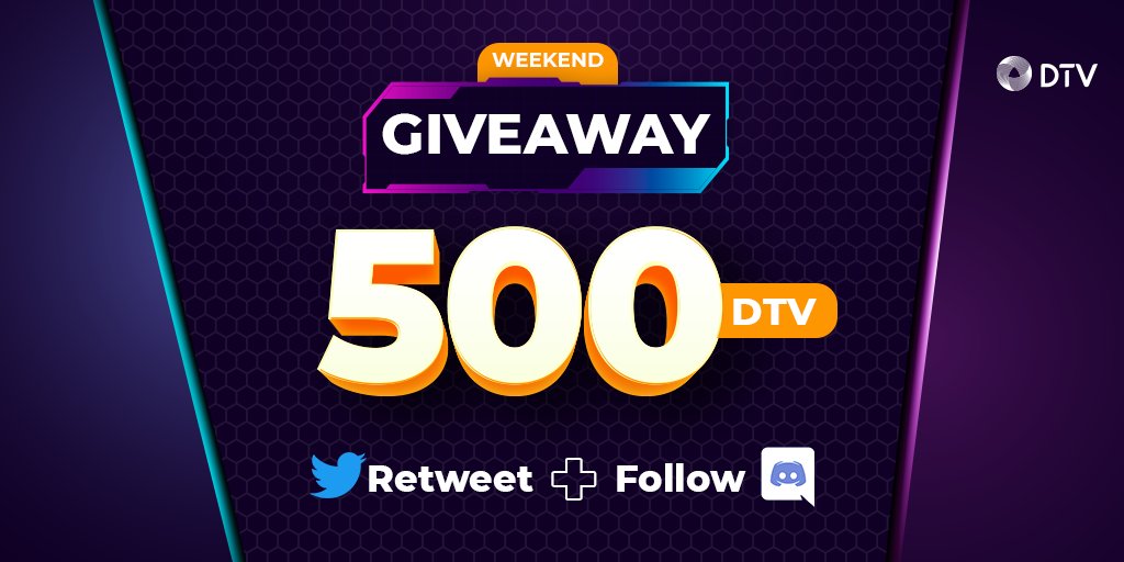 DTVtechteam's tweet photo. 🔥FLASH WEEKEND GIVEAWAY 🔥
🎁WIN 500 DTV
✔️Rules:
1⃣ Follow us @DTVtechteam
2⃣ RT this tweet.
3⃣ Join: https://t.co/YJyJzFai61
You have 36hrs 👏🏻
#DTVCoin #Cryptogiveaway #Crypto #cryptocurrency #NFTCommunity #CryptoGiveaways #Giveaways https://t.co/gyLQbaoyOG