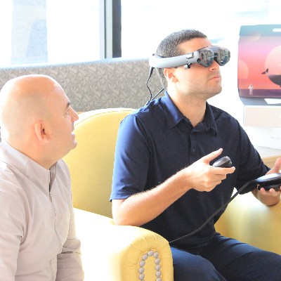 DanMarinoFdtn's tweet photo. The Dan Marino Foundation has always used cutting edge technology for education and resources for individuals with autism and differing abilities! #technology #vr #autism #autismacceptance https://t.co/iHywouUh6F