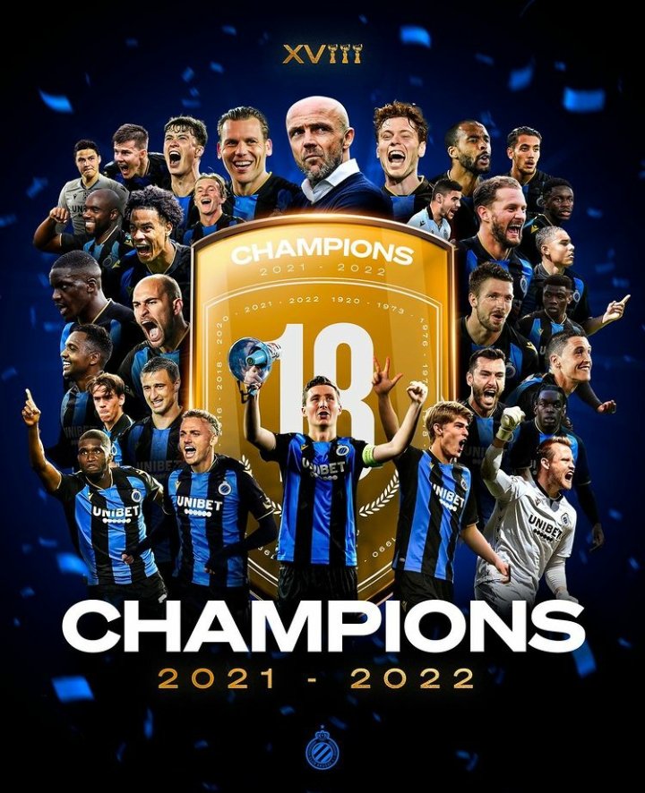 NCCALCIA's tweet photo. #Verdetti
Il #ClubBrugge è campione del Belgio per la 18° volta.
L'#ApollonLimassol è campione di Cipro per la 7° volta. https://t.co/8coDRdNzr9