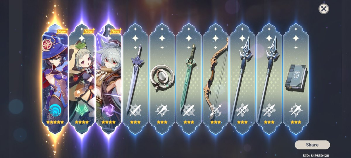 When your only pulling for razor but accidentally get an early 5 star at 24 pity