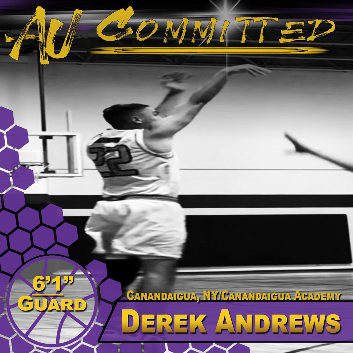 AlfredSaxonsMBB's tweet photo. From Canandaigua, NY - 2nd Team All Greater Rochester, 2-Time Monroe County All Star, and left his school 2nd all time in made 3’s - Derek Andrews⚔️ https://t.co/yhj1iyioSp