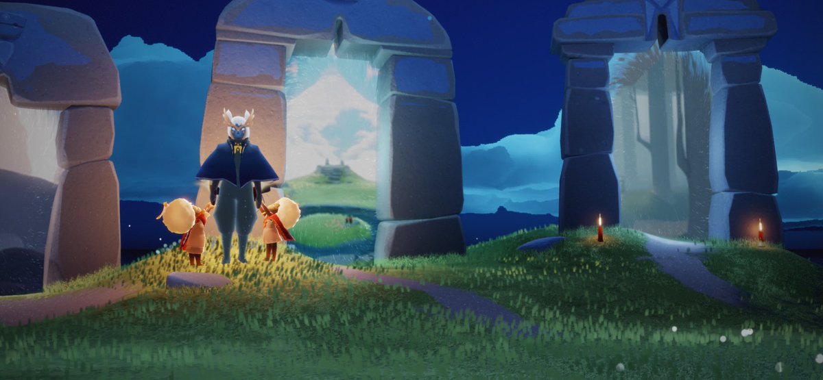 案内人さんと手つないで遊んでもらった