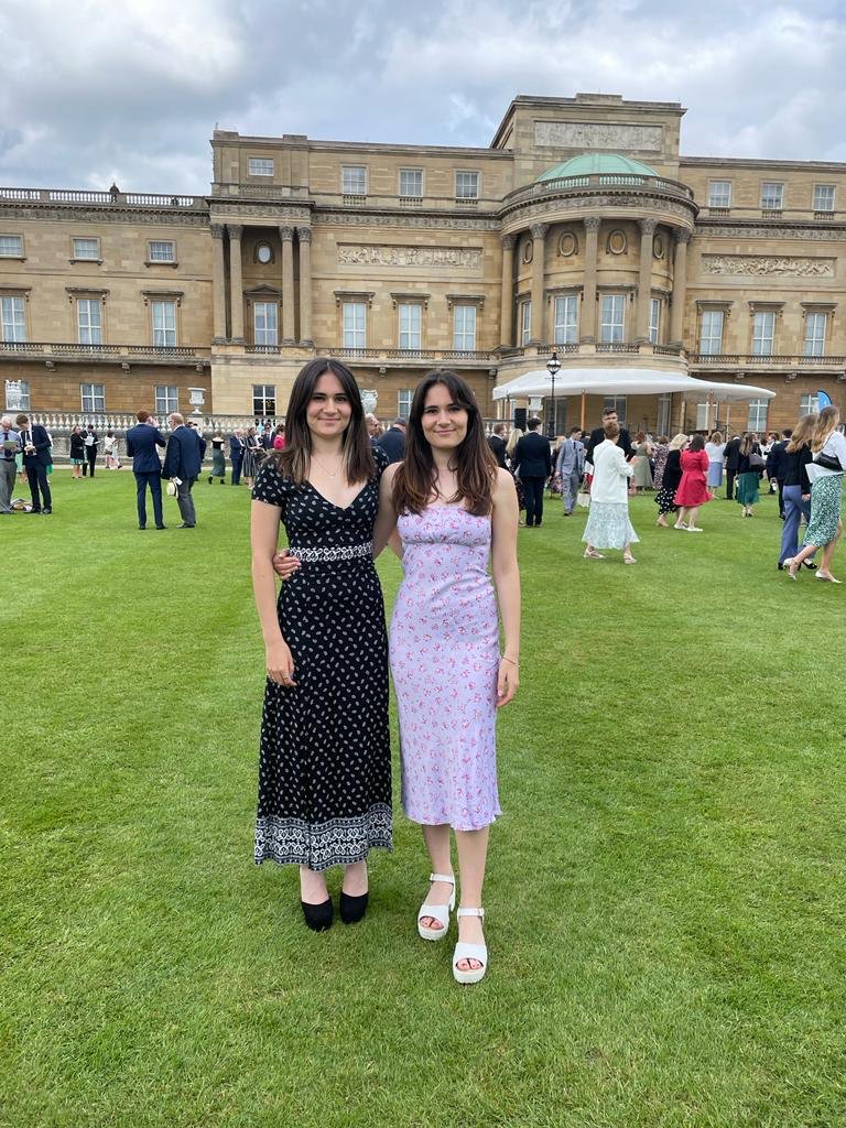 Habsmonmouth's tweet photo. Two former students at Monmouth School for Girls enjoyed a special and memorable trip to Buckingham Palace this week.
Taryn and Darcy Birkett attended the Duke of Edinburgh Gold Award presentation, hosted by the Earl of Wessex.
To read more, please visit: https://t.co/3L4FYbOcEj https://t.co/rmO6BExNI3