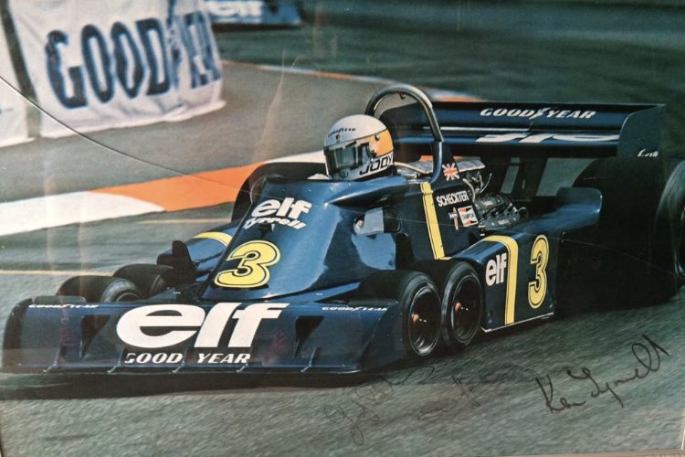 AbsoluteCCars's tweet photo. @RacingTyrrell An extraordinary man and a wonderful team. I was so fortunate to see them racing in the 70’s and the team gifted this large poster (signed by Ken, Jody and Patrick) to my father as a ‘Thanks’ for helping out with an ‘event’ during the ‘76 Austrian GP…can’t be many of those about https://t.co/J534dZwYAe