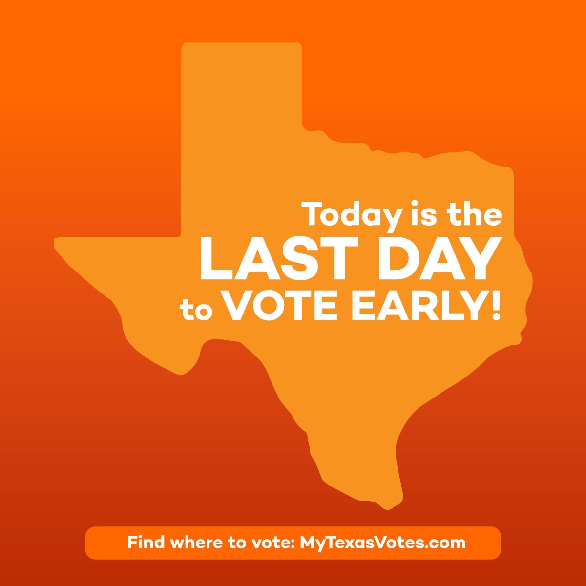 Texas Democrats on Twitter "Today is the LAST DAY to vote early in the