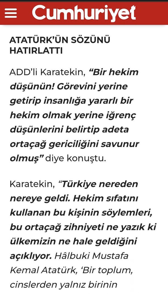 Ortacağcı gericiliğe geçit vermeyeceğiz cumhuriyet.com.tr/turkiye/konya-…