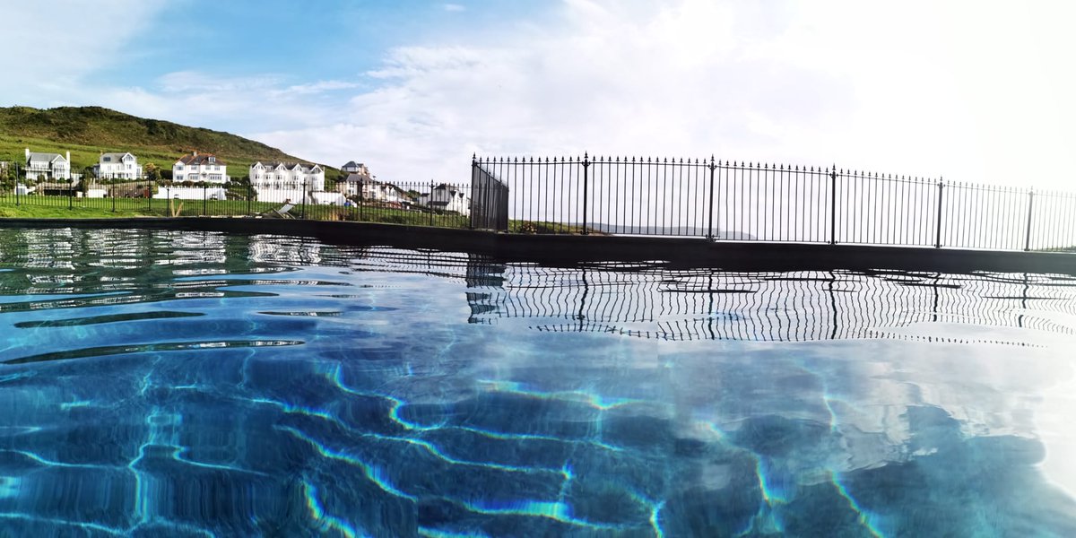 WatersmeetHotel's tweet photo. Our guests have been enjoying the new outdoor pool, and the feedback is amazing!!! #outdoorpool #poolrefurb #poolwithaview #condenastjohansens #britainsfinest https://t.co/ziHgLte1GK