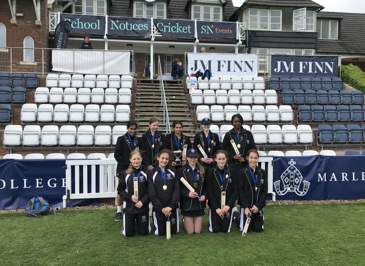 That's a wrap! Congratulations to @CrosfieldsNews , the SN U13 Girls Cricket Champions 🏆

Thank to our fantastic sponsors @Savills @JMFinnWealth, as well as @GraysTeamsports  for supplying equipment & finally @MarlboroughCol @MCol_Cricket for hosting at their stunning grounds.