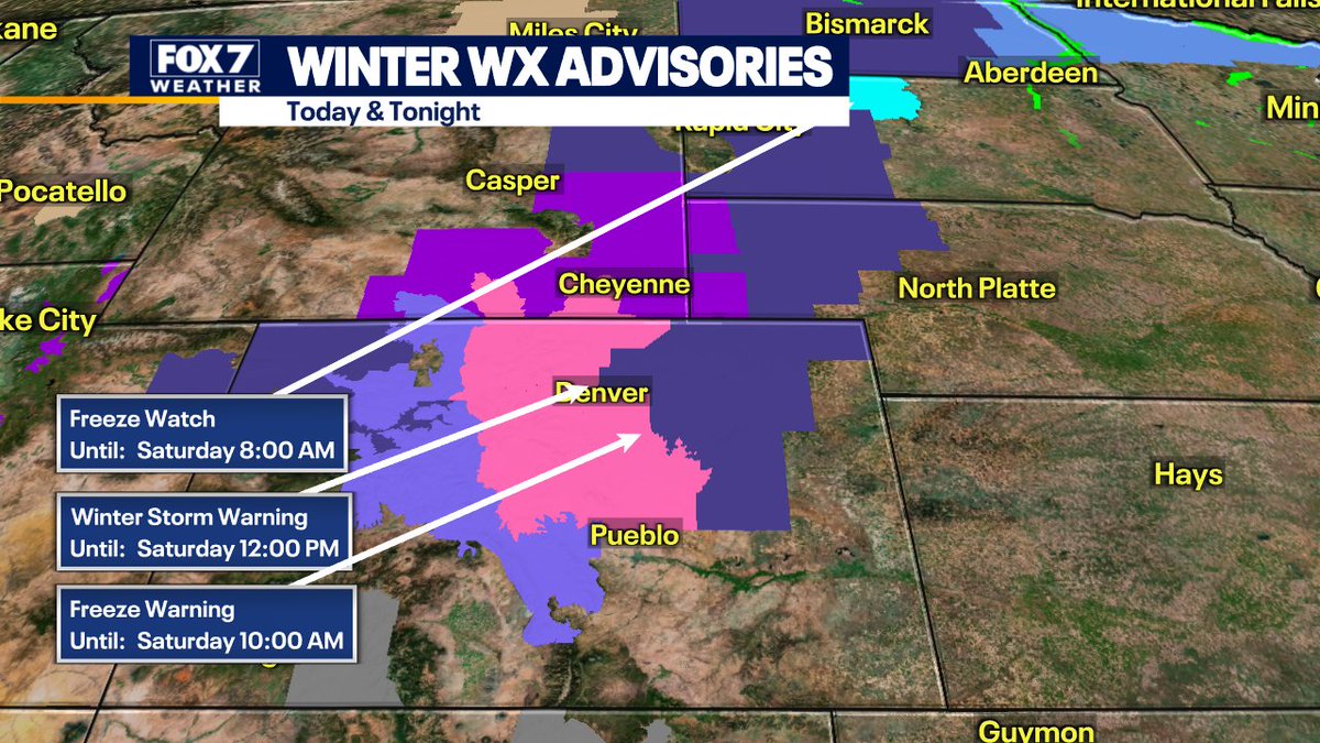 zackshieldsFOX7's tweet photo. The wild #weather continues. A Summer preview is happening around here but in Colorado they are going back in time. Winter is making a comeback! #winterstormwarning #winterinmay #maysnow #FOX7Austin https://t.co/T4fazQKdVk