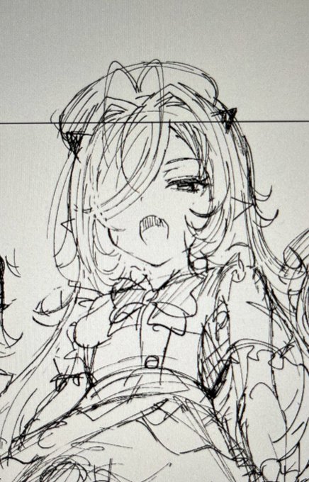 趣味の時間潰して寝る前に描いてるので実質制作時間ゼロ 