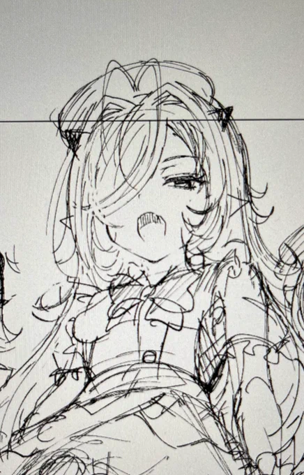 趣味の時間潰して寝る前に描いてるので実質制作時間ゼロ 