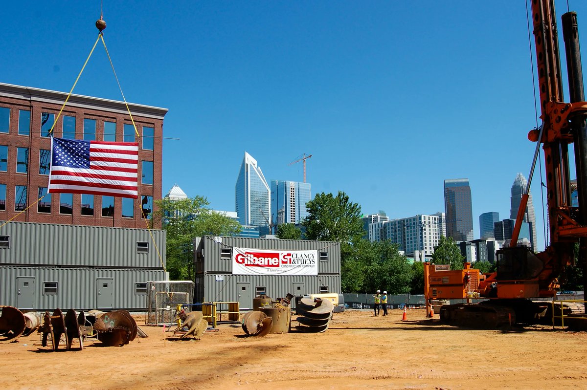 ClancyandTheys's tweet photo. Tuesday's groundbreaking ceremony at Radius Dilworth was an exciting beginning to an amazing Spandrel Development project. We are partnering with @GilbaneBuilding to construct this 1Million+ sq ft, 32 story high rise multifamily community in #Charlotte. #BuiltOnCollaboration https://t.co/vN38m3HmHS