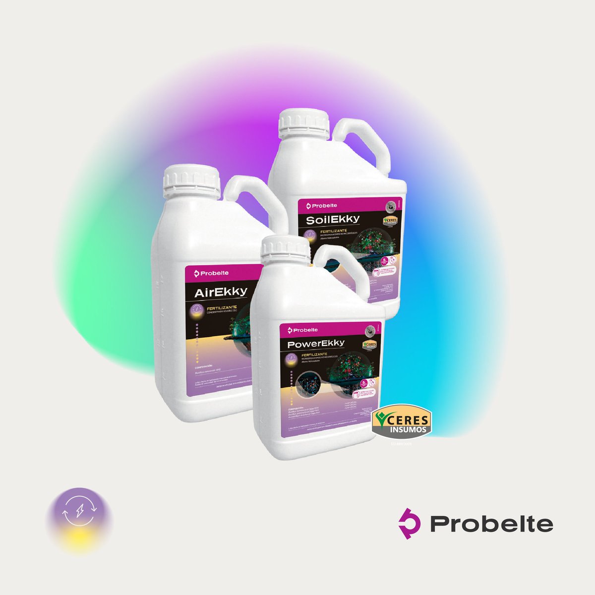 Ekky, nuestra línea de soluciones bioestimulantes.🪴

La gama se adapta a diferentes condiciones de suelo que pueden afectar al cultivo y está diseñada para la fácil aplicación a través de los sistemas habituales.💧

#Probelte #agricultura #innovación #biotecnologia