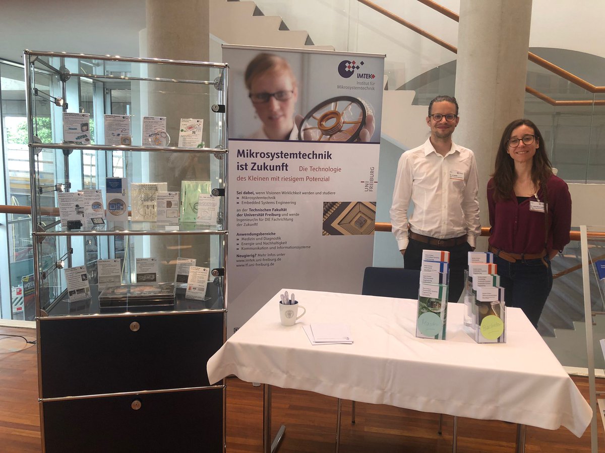 LauraMComella's tweet image. It was a pleasure to participate to the @microTEC_SW  Clusterkonferenz and represent @IMTEK and the @MicrosystemsDesign Laboratory. #microsystems #sensors #sensornodes #energyharvesting