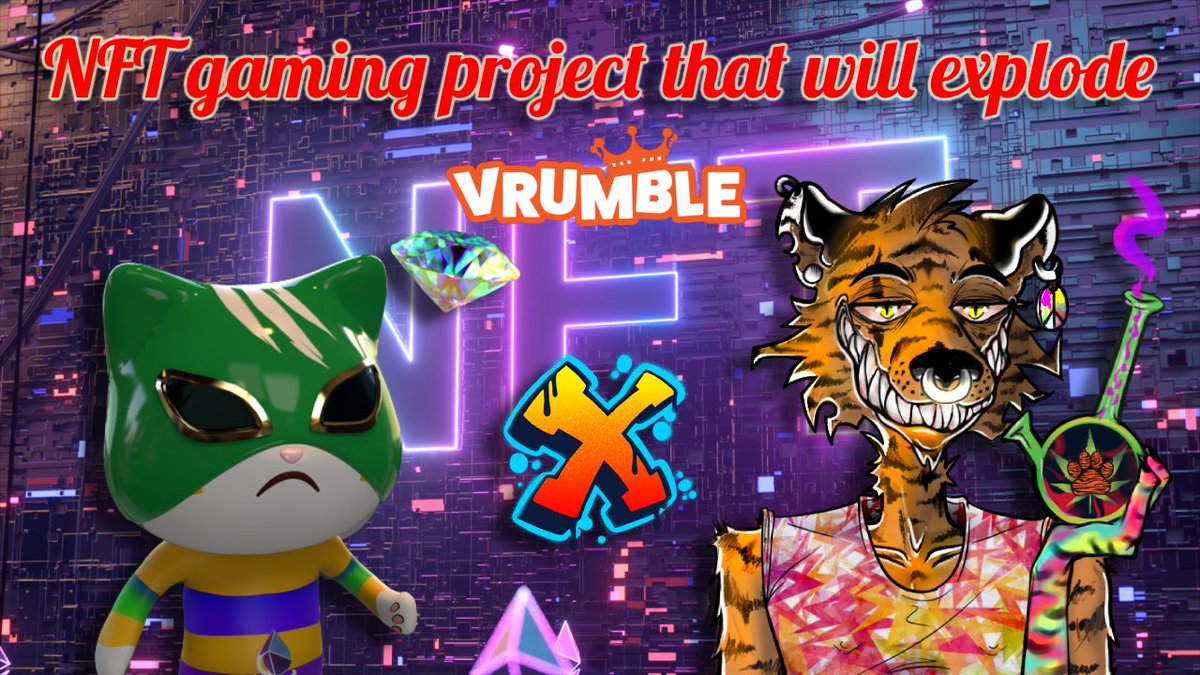 Stoned_Tigers's tweet photo. Gm #NFTCommunity 💎🙌
New day, new video out there 😉

This time we did rewiew on @vrumbleapp &amp; what they have coming 👀

👇 Make sure to check it out 🔥
https://t.co/rrYkqbEH4b https://t.co/IpgJaDtVAq