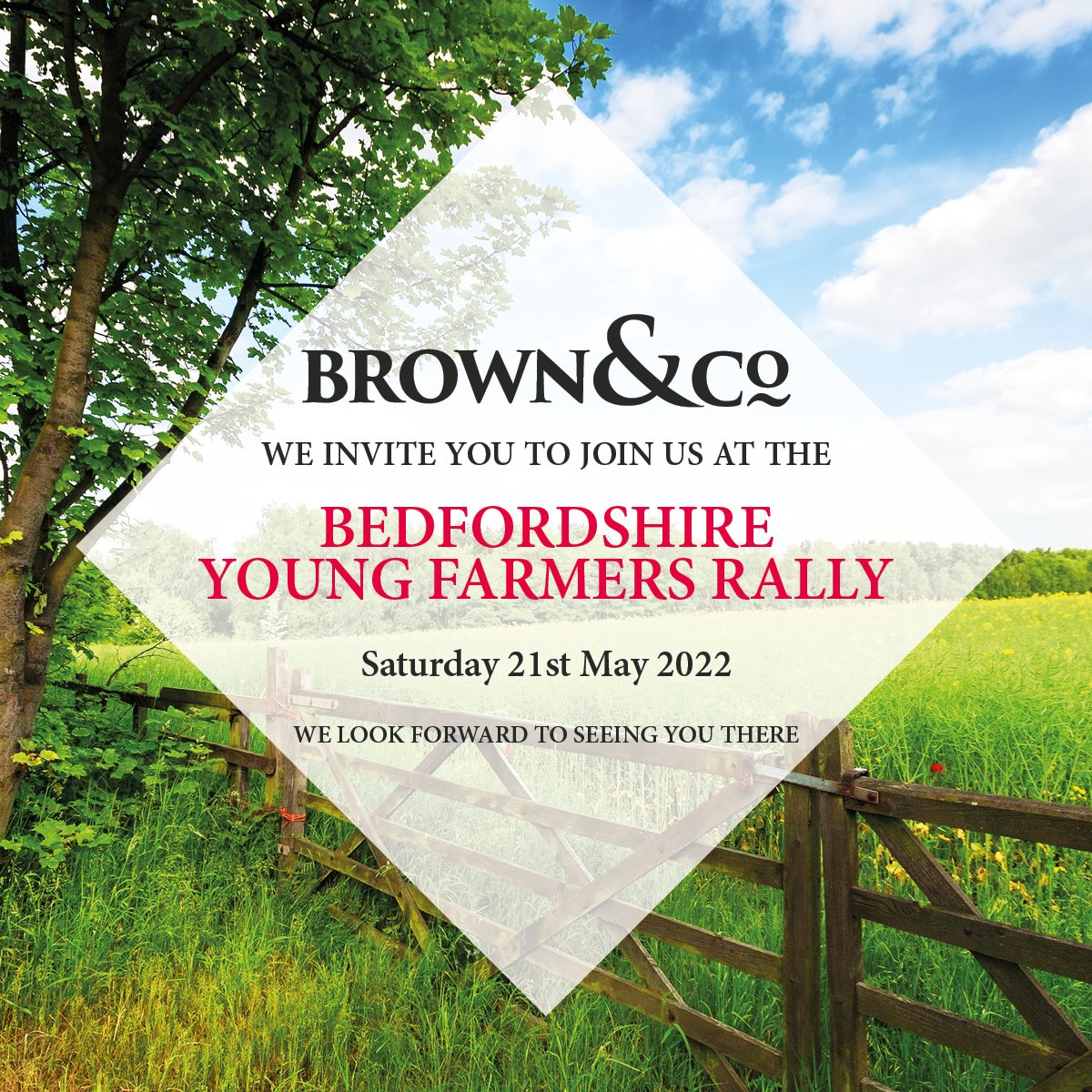 Brown&Co Rural (@brownandcorural) on Twitter photo Please come and see us at the Bedfordshire Young Farmers Rally, this Saturday 21st May 2022.
Some of our team from the St Neots office will be available to chat at plot 20.
We look forward to seeing you there!
<a href="/BedsYFC/">Bedfordshire YFC</a> Please come and see us at the Bedfordshire Young Farmers Rally, this Saturday 21st May 2022.
Some of our team from the St Neots office will be available to chat at plot 20.
We look forward to seeing you there!
<a href="/BedsYFC/">Bedfordshire YFC</a>