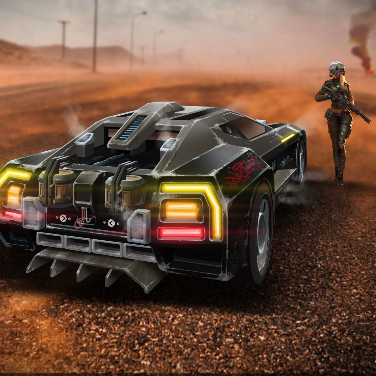 decimated_game's tweet image. The new car concept is here. More to come! 

Become a #Decimator and be the first one to know about new game features, join us: discord.gg/decimated