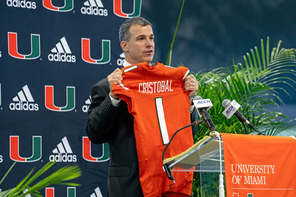 DistractionUM's tweet image. ‘Canes are ready for a reset. Now one big question remains on campus: What will Cristobal do?
words_ morgan champey, isabella paone, jacob pereira &amp;amp; caroline val. photo_ josh halper &amp;amp; jared lennon. design_keagan larkins.