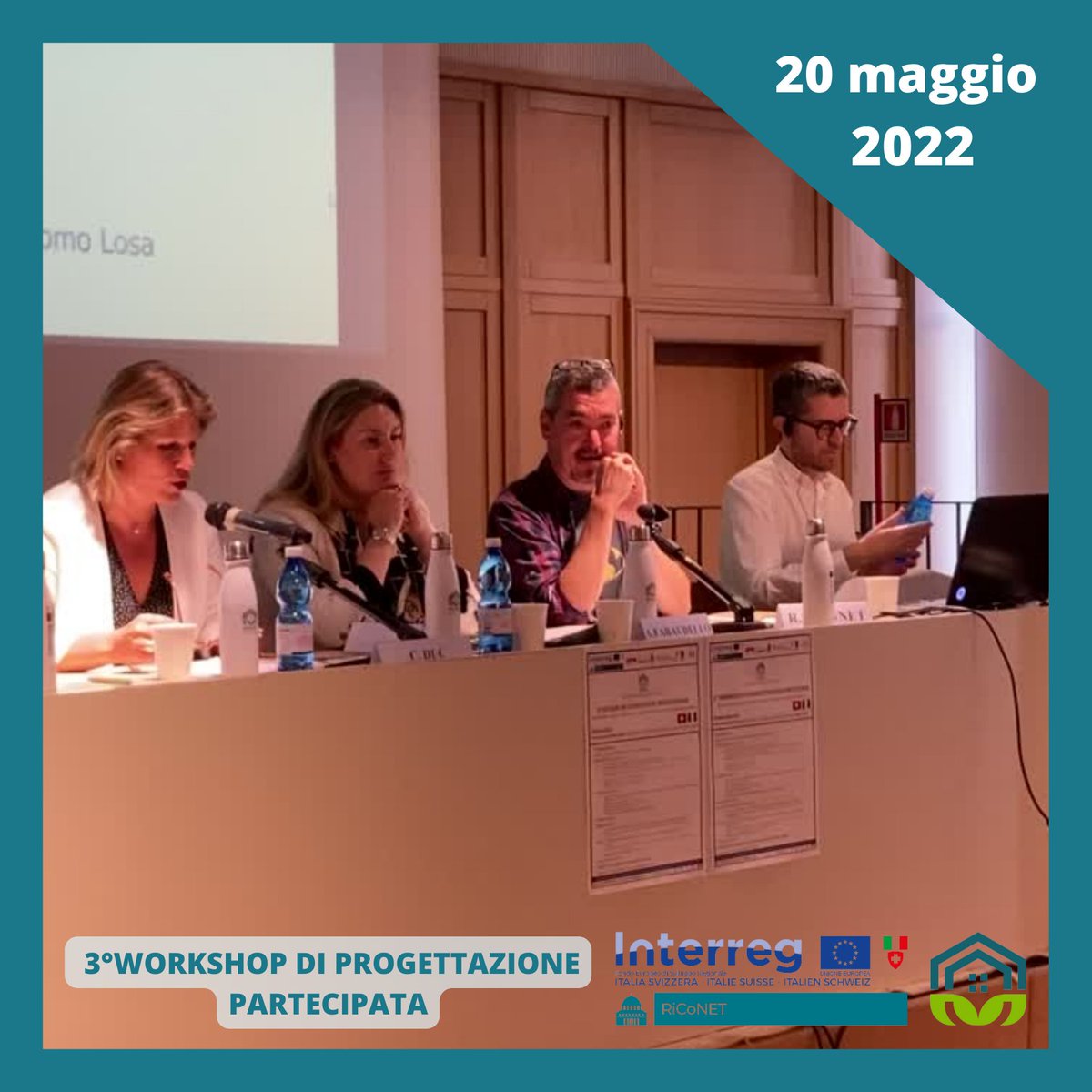 RiCoNETinterreg's tweet image. 3°WORKSHOP DI PROGETTAZIONE PARTECIPATA
20 MAGGIO 2022 - Biella
Tema: la #riqualificazione e la #rigenerazione del territorio approfondendo il vuoto normativo italiano e regionale sull’uso temporaneo degli spazi non utilizzati 
 #RiCoNET @UniAvogadro @Iusefor_AgForm @hessovalais