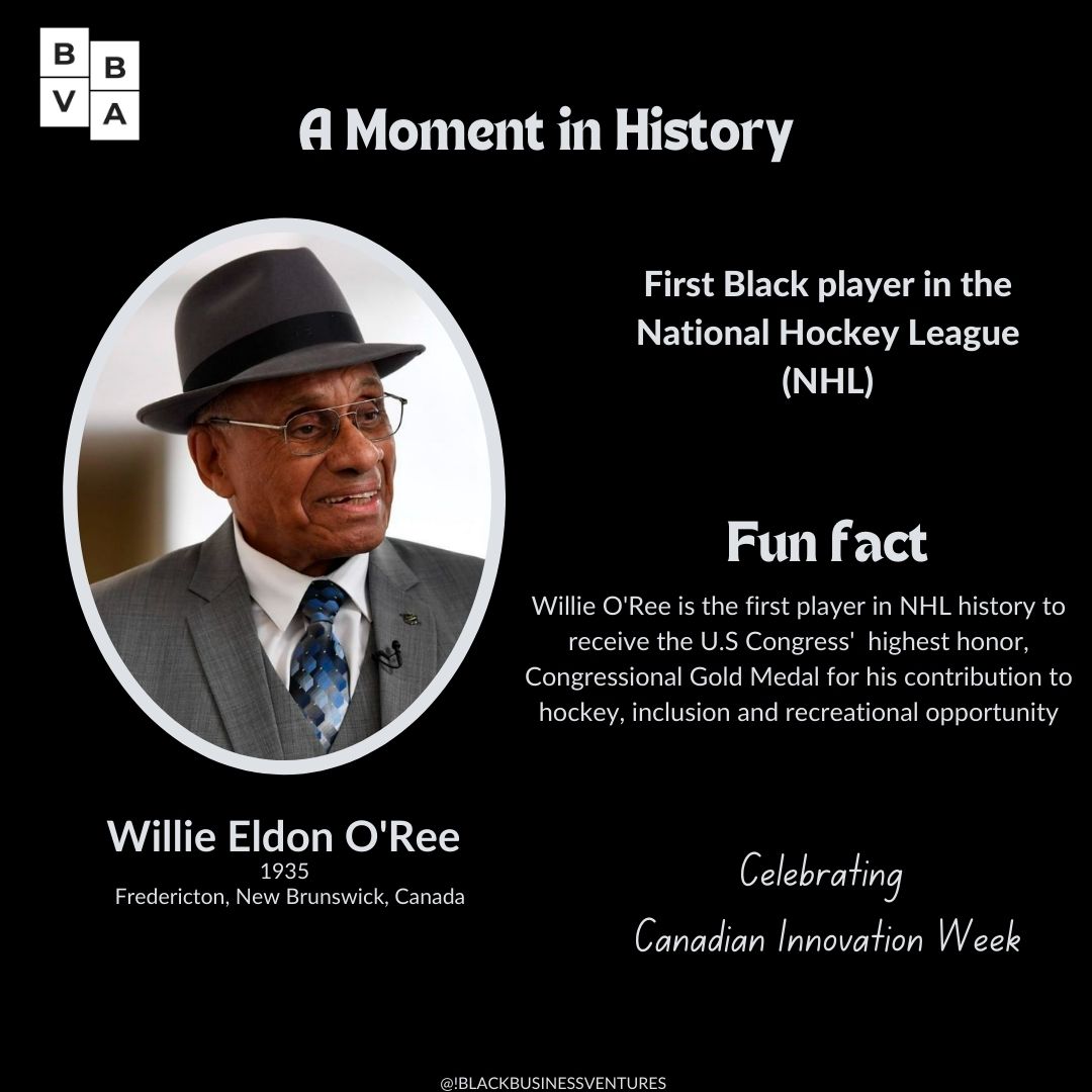 Bbva_Canada's tweet photo. Ahead of game 2 of #battleofalberta and to wrap up our #amomentinhistory series, we had to recognize the first Black player in the NHL, Willie O'Ree!
Who will you be rooting for?
Oilers or Flames?
Let us know in the comments!!
#CIW22 #BlackExcellence #NHL https://t.co/ltR7FQr95o