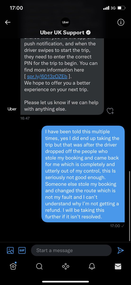 BekahWills_'s tweet image. Never using Uber again, absolute joke of a company :)))) I never planned for folk to steal my booking and they’re seriously refusing to give me a refund because I paid a tip? Absolute roasters man