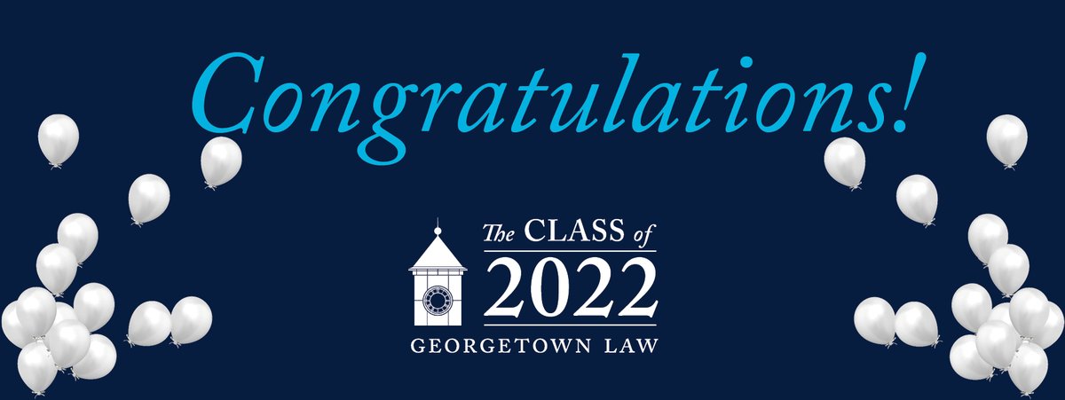 GeorgetownLaw's tweet photo. Congratulations to the #GeorgetownLaw Class of 2022, we are so proud of each of you. RT to join us in congratulating our #HoyaLawyas!
We're livestreaming each day of the commencement weekend. The first day of Celebration Days is live now! Livestream info: https://t.co/IxRzuo2blC https://t.co/kF264wZsGA