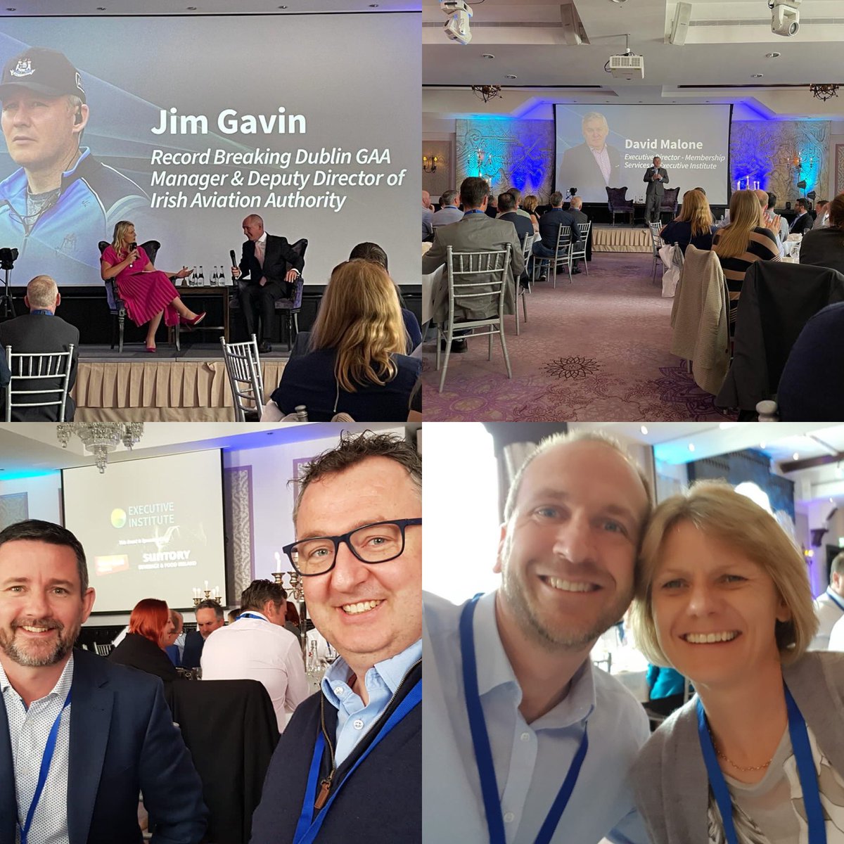 avcom_dublin's tweet photo. Paul &amp; Alan from #TeamAVCOM with Gerry @VinehallDisplay and Sharon @Musgraveplc at the @ExecutiveIns lessons in leadership from sport with @officialgaa legend Jim Gavin #collaboration #partners #clients #networking #education @IAApress https://t.co/HpGP2Rsl7s