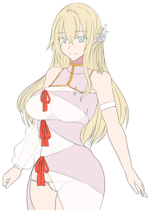 服のデザインはまだ暫定
あとから並べることを考えるとシンプルな立ちポーズになっちゃうな 