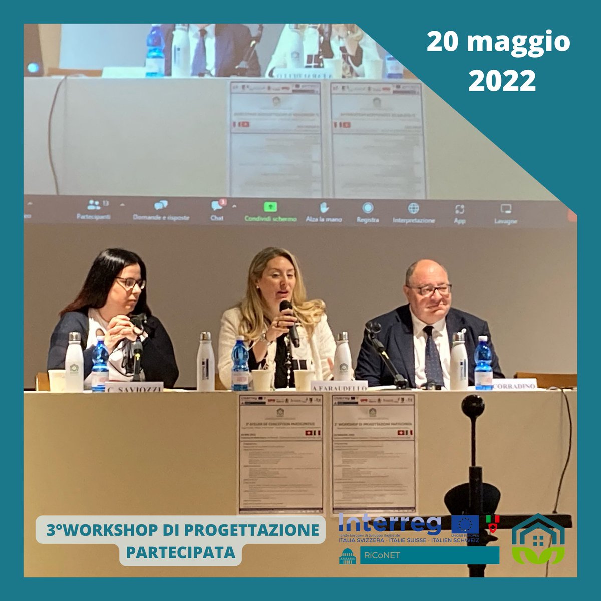 RiCoNETinterreg's tweet image. 3°WORKSHOP DI PROGETTAZIONE PARTECIPATA
20 MAGGIO 2022 - Biella
Tema: la #riqualificazione e la #rigenerazione del territorio approfondendo il vuoto normativo italiano e regionale sull’uso temporaneo degli spazi non utilizzati 
 #RiCoNET @UniAvogadro @Iusefor_AgForm @hessovalais