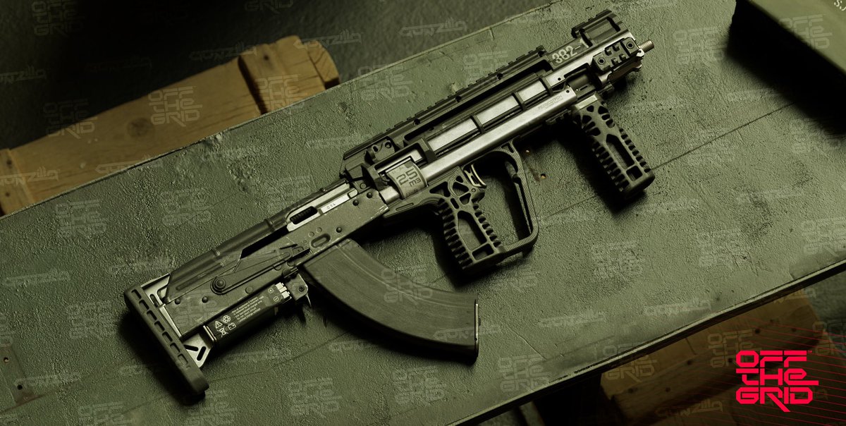 It's Friday!! (drumroll)…check out the first of MANY weapons from #OTG that we’ll be sharing -- our take on an assault rifle, we call him, VA M172💥