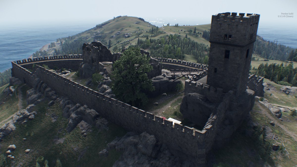 Qinetix_csec's tweet photo. The castle resembles more the real life castle Helfenburk #ArmaReforger https://t.co/JkyPQlmHoW