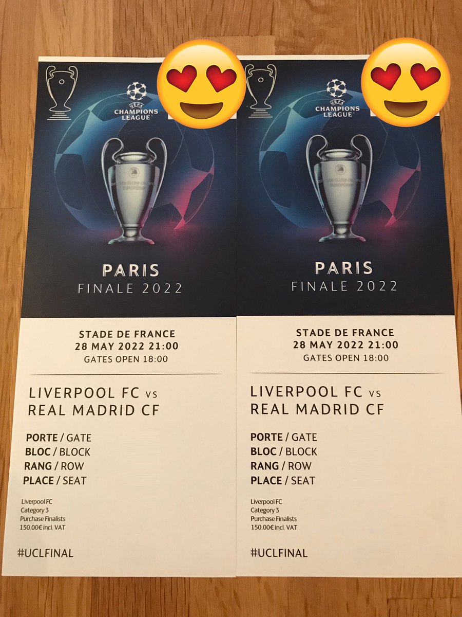 This time next week me and my old man will be in Paris ahead of my 5th European Cup Final, and his 9th, these truly are the days my friend! What a time to be alive.