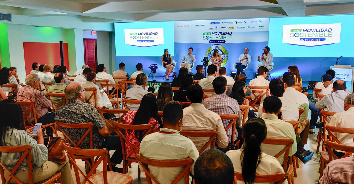 caordosgoitia's tweet photo. En Foro “Movilidad Sostenible en el Caribe” mostramos avances en Montería de la implementación del SETP y las formas de transporte amigables con el ambiente Businú y Bisinú. Con relación a la construcción del Tren del Caribe, para una mejor competitividad debe llegar al Urabá. https://t.co/lxKjq4tjvs