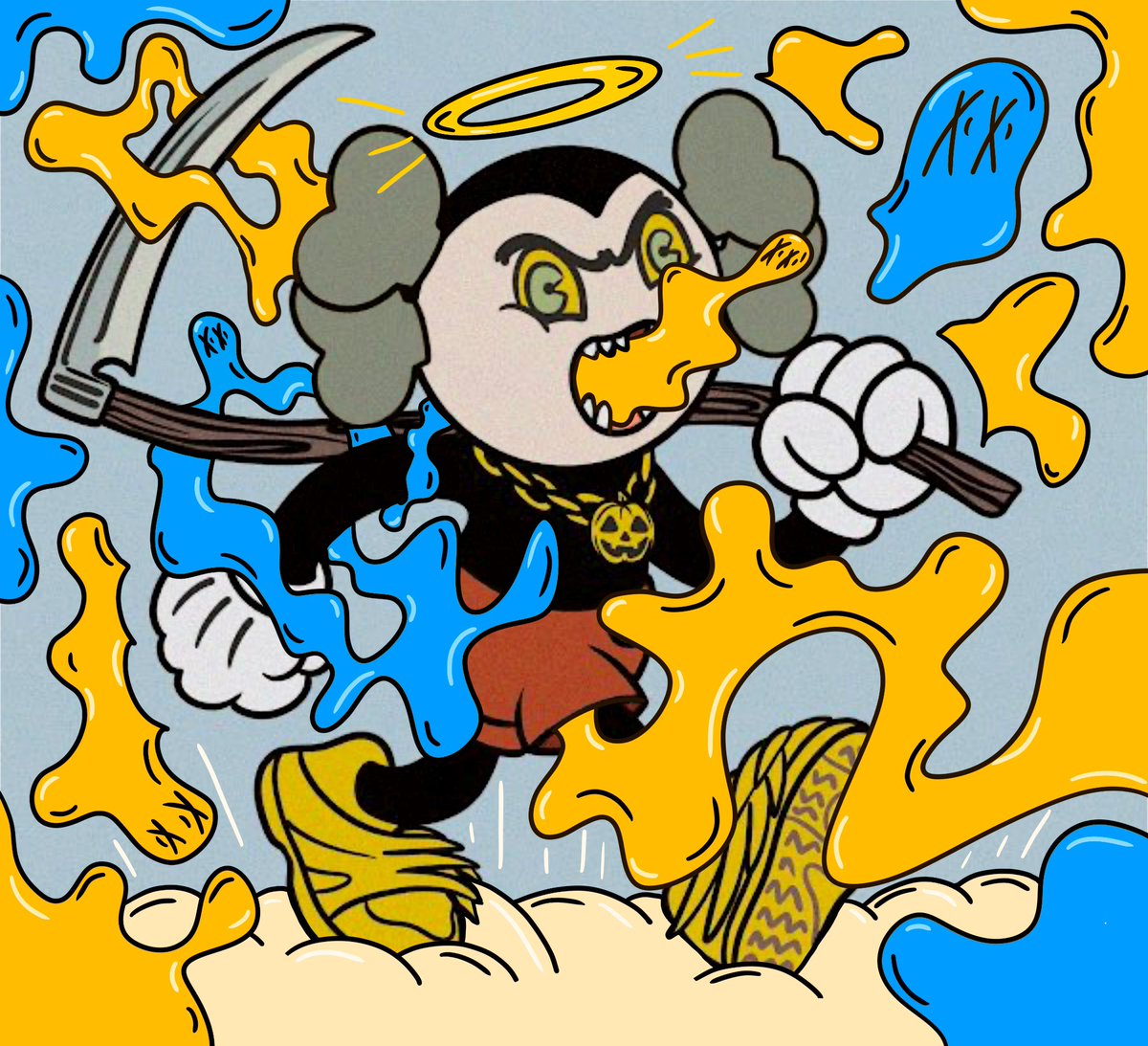 In celebration of our collab with <a href="/Cryptoon_Goonz/">Goonz</a> we are choosing 5 Goonz to be Menjified 🌱

Number 4 goes to <a href="/WhatTheKuff/">fatherkuff</a> 😇