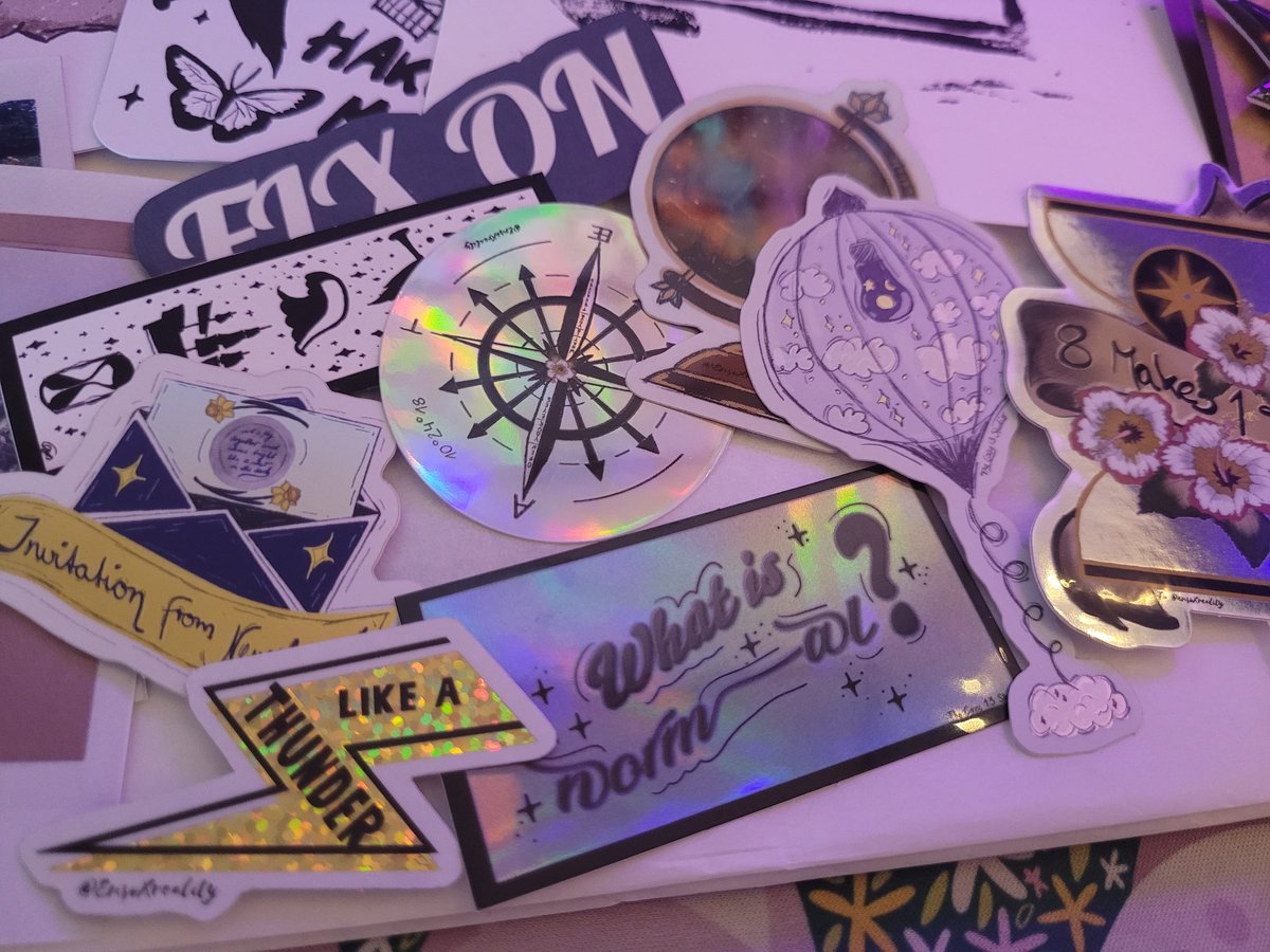 mintyyas's tweet photo. I absolutely love this goodie bag! Those stickers are 10/10! <3

@cozy13_studio https://t.co/xnSKN5WVim