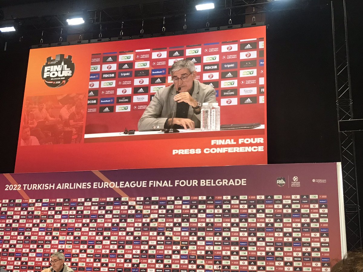 LjubomirovicM's tweet photo. #Bertomeu o dva srpska kluba u #EuroLeague: To je trenutno moguće ako obi osvoje ABA ligu i Eurocup. To je naravno mogućnost. #Zvezda je dugo sa nama, #Partizan se vraća, a ovo je grad košarke. Sve ostale priče nisu relevantne. Wild card ne bi išao ABA, već je može dobiti klub… https://t.co/Wh5bNTgGwH