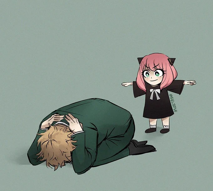 Anya please have mercy for your dear father #spy_family #spyxfamily 