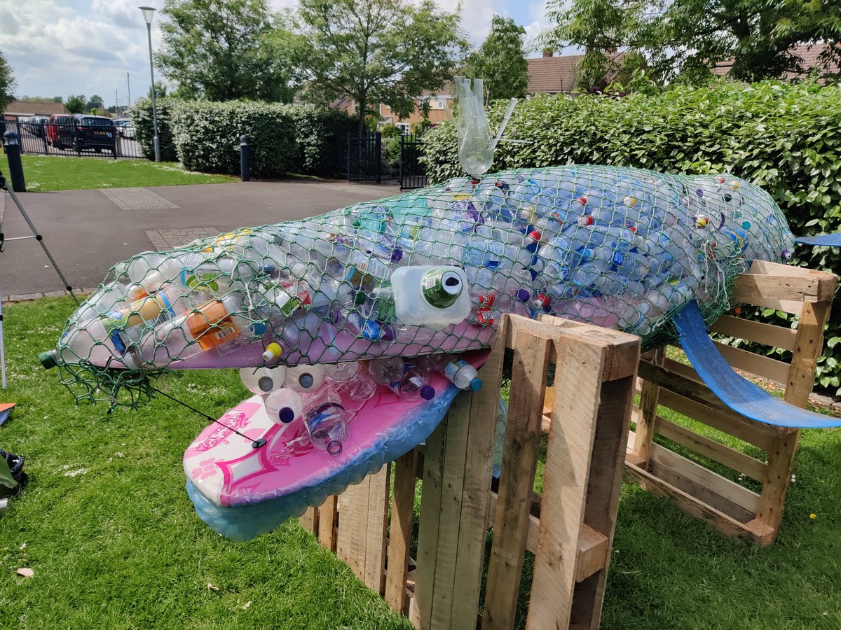 martinpeake's tweet image. So proud of #teamcleeve Y9s who created #whalebur out of single use plastics for the #diveprojectcornwall competition. Plastics from our community, #ghostnet from #seashepherduk and zero pence spent! Let&apos;s hope they win and embrace the joy and mental wellbeing of #scubadiving.