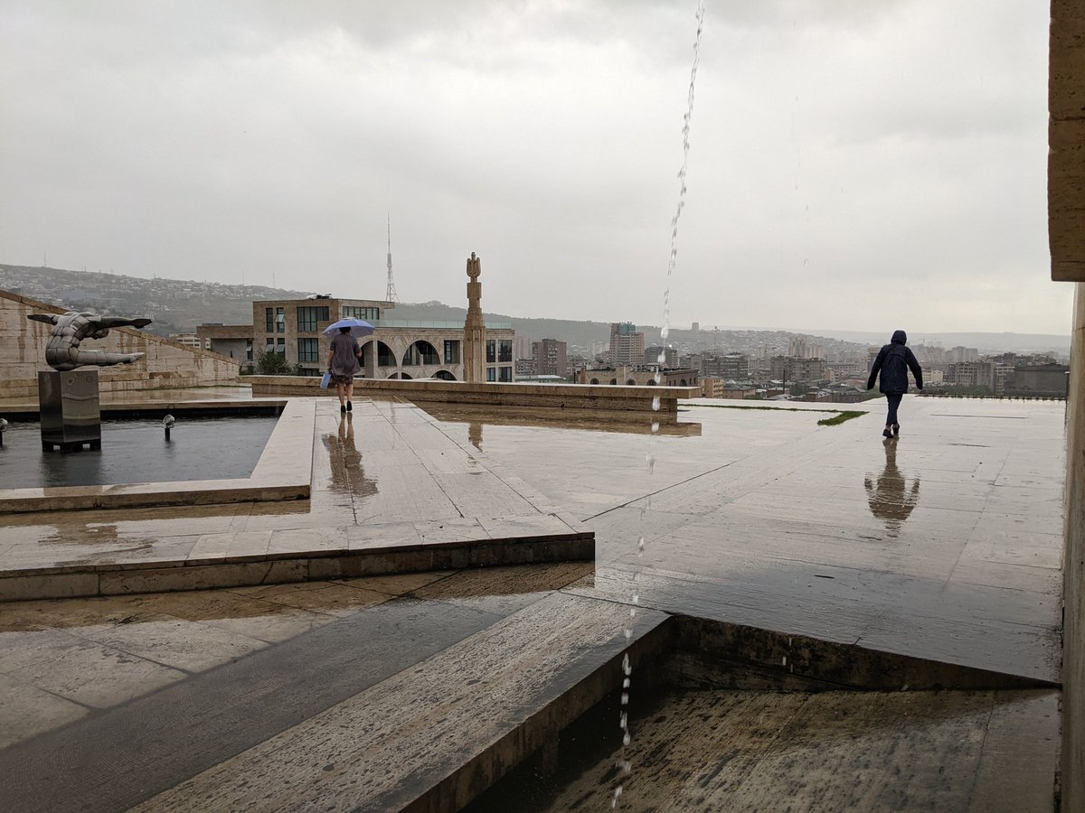 BeaHorn254's tweet photo. Yerevan under grey skies but still beguiling. https://t.co/Jg4l2N3Ao6