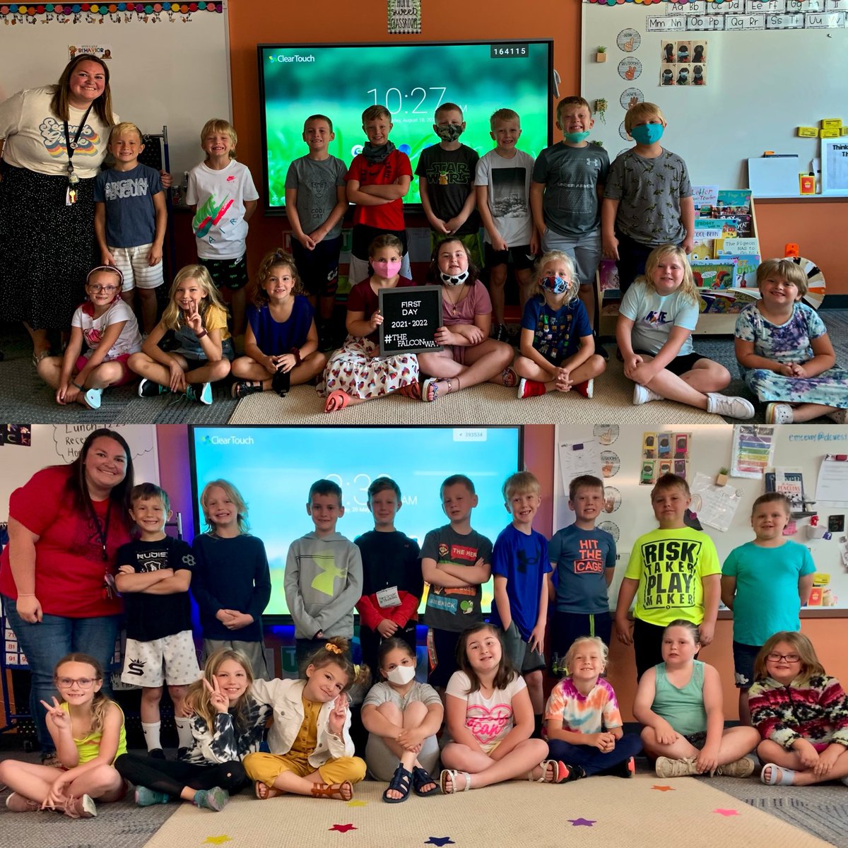 First day ➡️ last day 🥰❤️🤩 <a href="/DCWestFalcons/">DCWest Falcons</a>