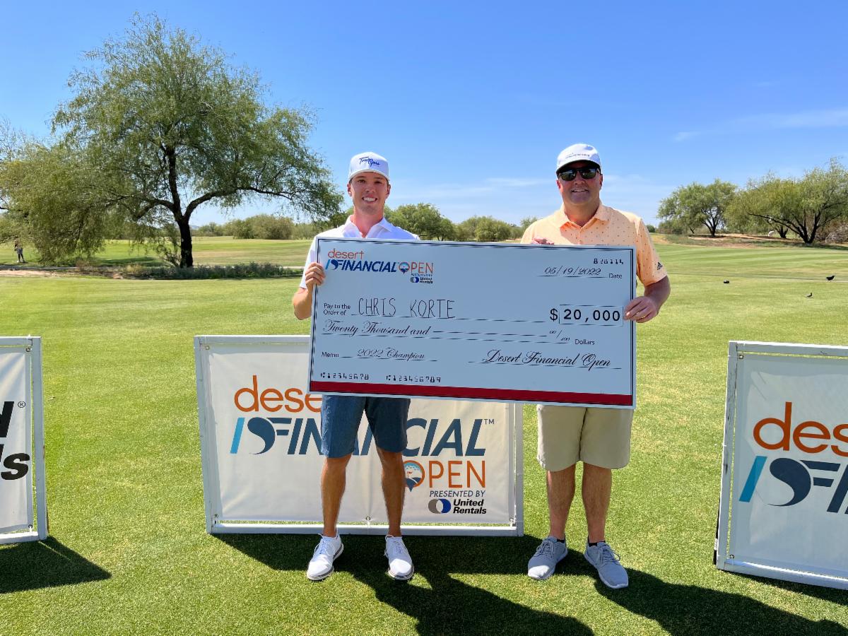 CHRIS KORTE SHOOTS 67 IN FINAL ROUND, FINISHES AT 13-UNDER TO CLAIM VICTORY IN 2022 DESERT FINANCIAL OPEN PRESENTED BY UNITED RENTALS
Read more at desertfinancialopen.com/news