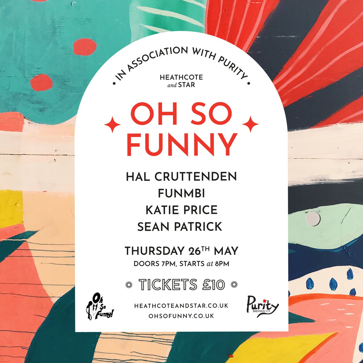 heathcotestar's tweet image. Oh So Funny returns to the @heathcotestar on Thursday. Get your monthly dose of massive laughs. Our headliner this month is @Halcruttenden. Plus @funmbi, Katie Price &amp;amp; Sean Patrick. #laugh #leyton #leytonstone #Eastlondon 
Grab tickets: designmynight.com/london/pubs/le…
