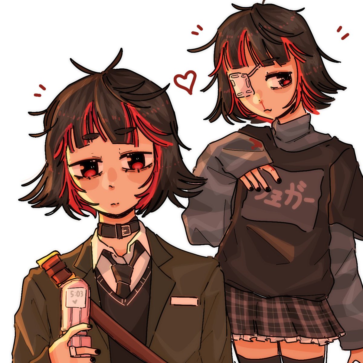 monosoda_'s tweet photo. Meet Scarlet!🍒⛓️🍨
#originalcharacter https://t.co/AKMRx6e7iZ