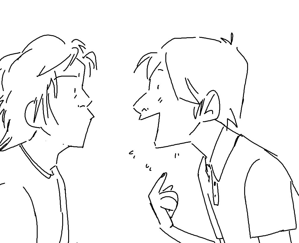 Ibuki's so cute and clueless I keep sketching him when I see him in Hibiki