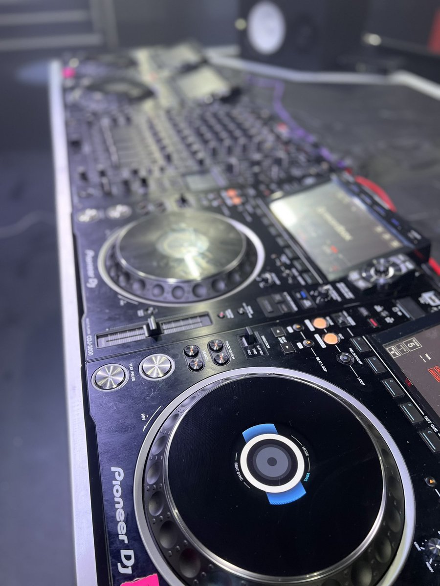 Nice little set up at work today #pioneerdj #cdj3000 #festival #nightclub