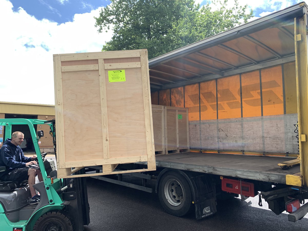 And they're off! Our client stands are packed, loaded &amp; on their way to the <a href="/GamingSummit/">Canadian Gaming Summit</a> &amp; 
@AGSsummit  @iGamingSummit Americas. Next stop Toronto. Go, go, go Team Symbiosis!