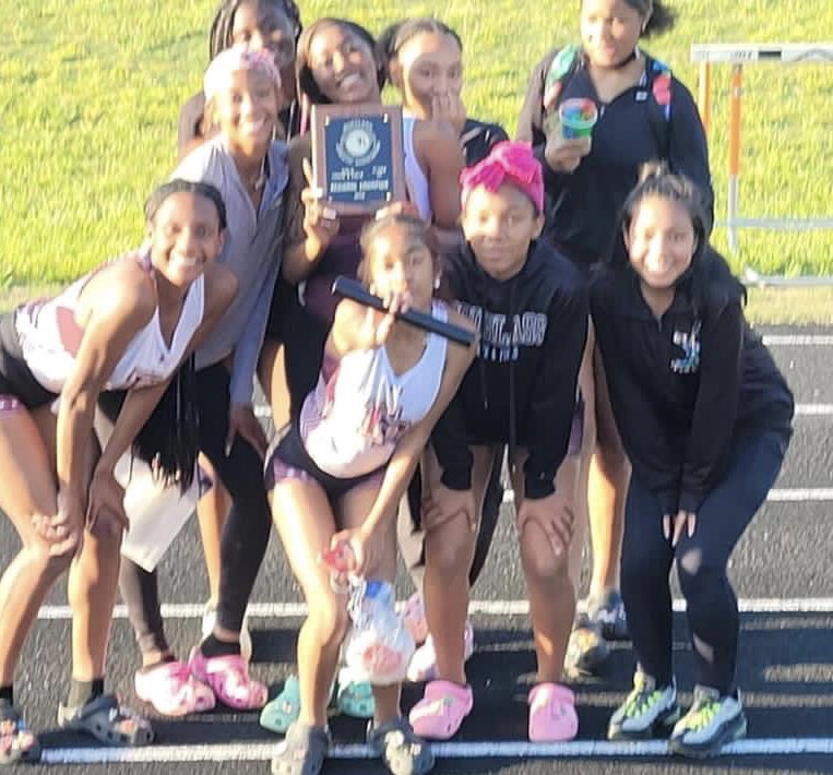 DouglassSports's tweet photo. Congratulations to our Frederick Douglass HS Track &amp; Field Girls’ Team for winning the 2022 2A South Regional Championship!  #FDHSTF  #feartheeagles https://t.co/mGUjp3yCQl