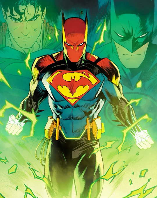 Batman Superman Worlds Finest #4 sneak p」|Dan Moraのイラスト