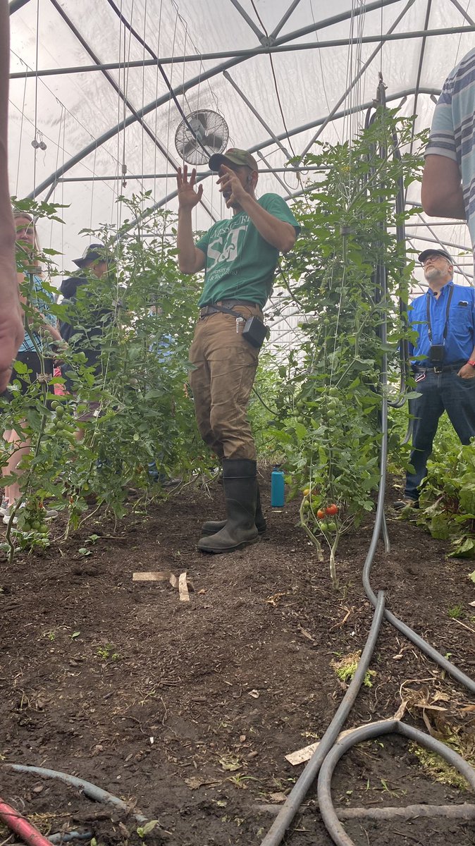kctomato's tweet photo. Pics from The Red Fern Farm tour May 20th. Part of the #motomschool2022 #organic #Missouri #agriculture #MUHort #MUExtension https://t.co/4TyFiBGq1X