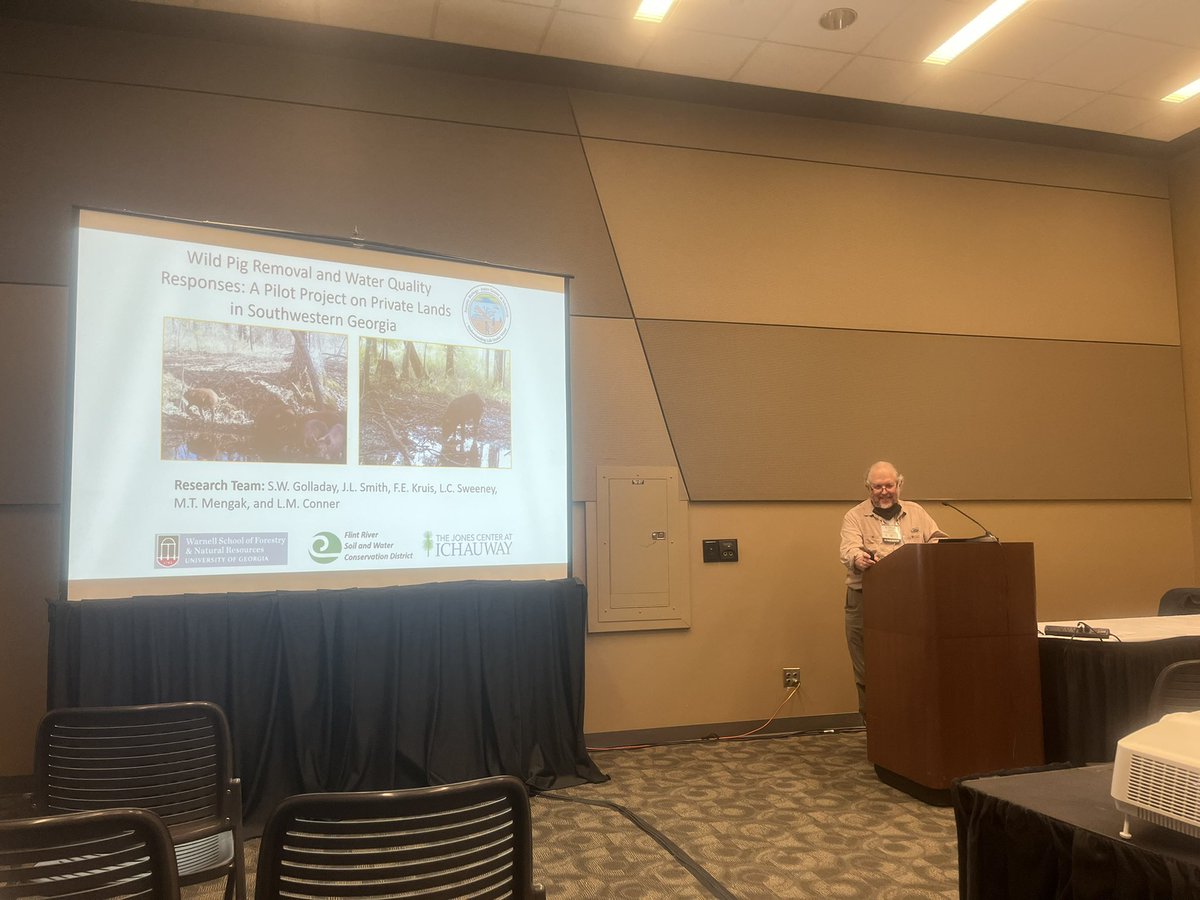 Caitlin Sweeney (@waterandthread) on Twitter photo I also enjoyed seeing <a href="/Bankclimber/">Stephen Golladay</a> present early data from our feral swine study with <a href="/FlintRiverSWCD/">Flint River SWCD</a> and the University of Georgia. I’m excited for continued data collection and collaboration! #JASM22 I also enjoyed seeing <a href="/Bankclimber/">Stephen Golladay</a> present early data from our feral swine study with <a href="/FlintRiverSWCD/">Flint River SWCD</a> and the University of Georgia. I’m excited for continued data collection and collaboration! #JASM22